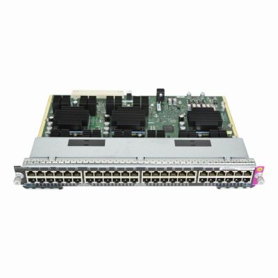 WS-X4648-RJ45V+E Cisco Catalyst 4500E Series 48 x RJ-45 Ports UPoE 10/100/1000Base-T Gigabit Ethernet Line Card Service Module