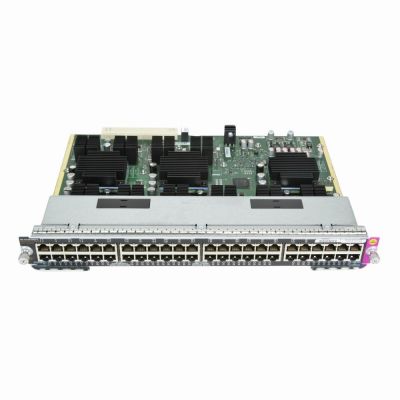 WS-X4748-RJ45V+E Cisco Catalyst 4500E 48 x RJ-45 Ports UPoE 10/100/1000Base-T Gigabit Ethernet Line Card Service Module