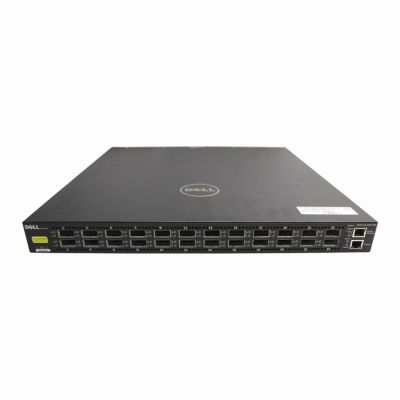 WT0R4 Dell Force10 S-Series S2410 24 x XFP Ports 10 Gigabit Ethernet Layer 2 Unmanaged 1U Rack-mountable Gigabit Ethernet Network Switch