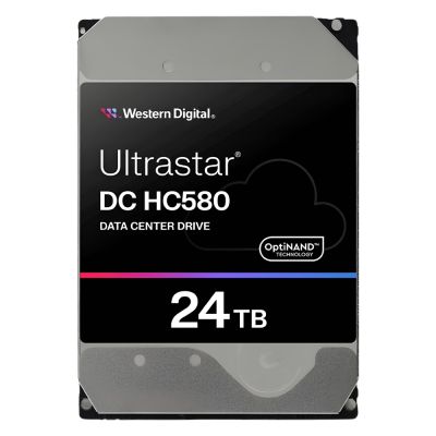 WUH722424AL5200 WD Ultrastar DC HC580 24TB SAS 12Gbps 3.5-Inch Hard Drive