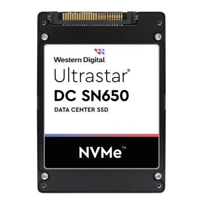 WUS5EA176ESP5E1 Western Digital Ultrastar DC SN650 7.68TB PCIe Gen4 NVMe 1.4b U.3 15mm Secure Erase Solid State Drive