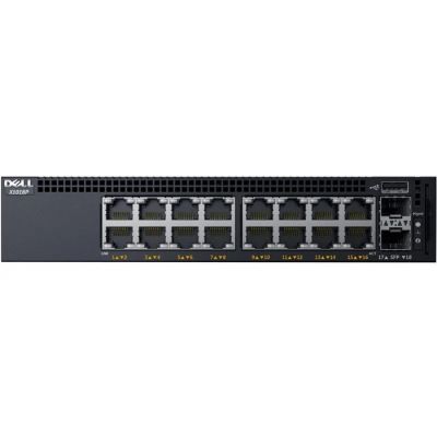 X1018P Dell 16-Port + 2 SFP Layer 2 PoE Switch Rack/Desktop
