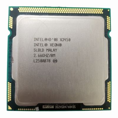 X3450 Intel Xeon Quad-Core 2.66GHz 2.5GT/s DMI 8MB L3 Cache Socket LGA1156 Processor