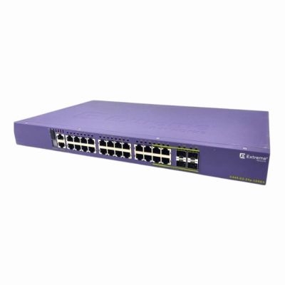 X440-G2-24P-10GE4 Extreme Networks Switching X440-G2-24p-10GE4 24 x Ports PoE+ 1GBase-T + 4 x Ports Combo Layer 3 Managed 1U Rack-Mountable GE Network Switch