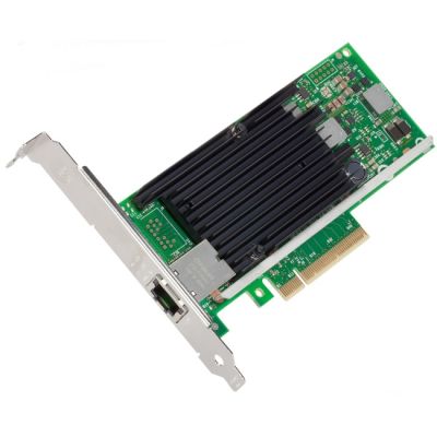 X540T1 Intel 1-Port 10Gb/s 10GBase-T PCI Express 2.1 x8 Gigabit Ethernet Converged Network Adapter Card