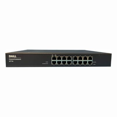 XJ078 Dell PowerConnect 2716 16-Ports 10/100/1000Base-T Layer 3 Managed Gigabit Ethernet Network Switch