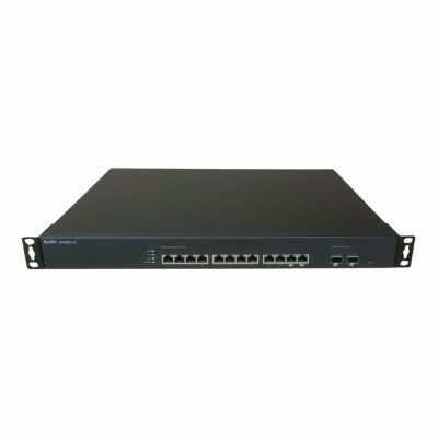 XS1920-12 ZyXEL 10 x Ports 10/100/1000Base-T + 2 x SFP+ Ports Layer 2 Managed 1U Rack-mountable Gigabit Ethernet Network Switch