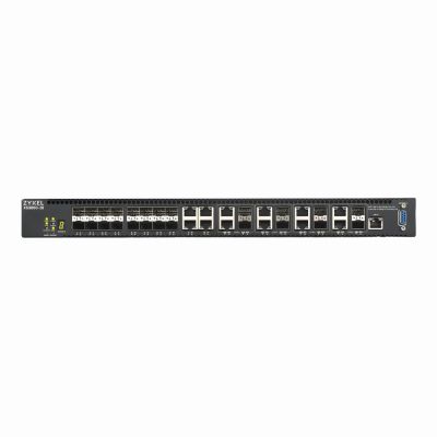 XS3800-28 ZyXEL 24 x Ports 10/100/1000Base-T + 4 x SFP+ Ports Layer 2 Managed 1U Rack-mountable Gigabit Ethernet Network Switch