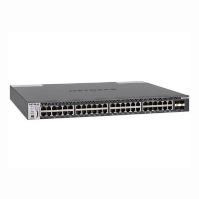 XSM4348CS-100NES - Netgear Prosafe M4300 Series M4300-48X 48 x Ports 10GBase-T + 4 x Ports Shared SFP+ Layer3 Managed 1U Rack-mountable Gigabit Ethernet Network Switch