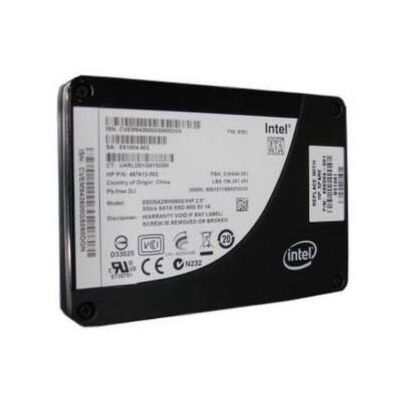 486304-001 HP 80GB MLC SATA 3Gbps 2.5-inch Internal Solid State Drive