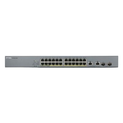 GS1350-26HP-GB0101F Zyxel 24-Port GbE PoE+ Smart Managed Switch