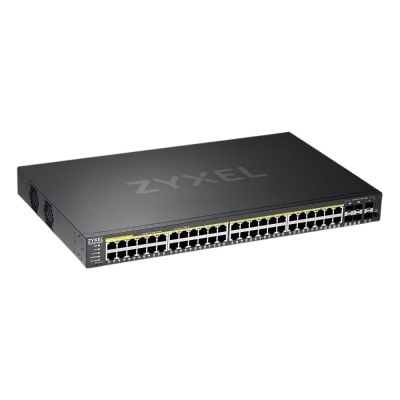 GS2220-50HP-GB0101F Zyxel 48-Port GbE L2+ PoE+ Managed Switch