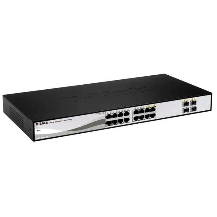 DGS-1210-16 D-Link 16-Port Gigabit 4 Combo SFP Smart Managed Switch