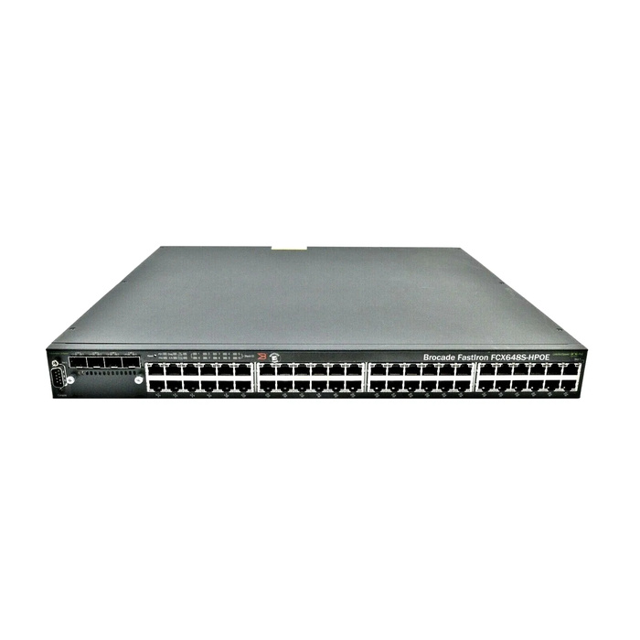 FCX648S-HPOE Brocade 48-Port Layer 3 PoE Managed Switch