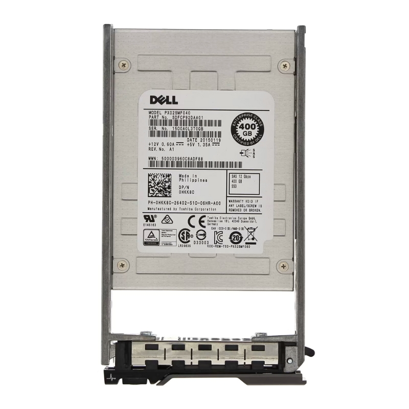 HKK8C Dell 400GB MIX Use MLC SAS 12Gbps 2.5-Inch Hot Plug Solid State Drive