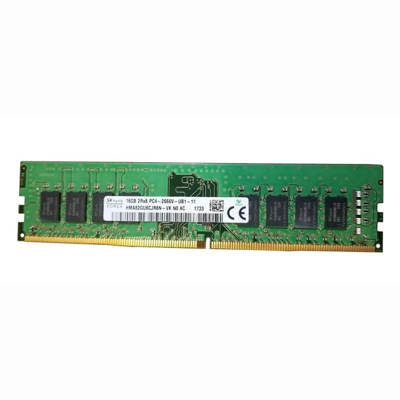 HMA82GU6CJR8N-VKN0-AC Hynix 16GB DDR4-2666MHz PC4-21300 Non-ECC Unbuffered UDIMM CL19 2Rx8 1.2V 288-Pin Memory Module