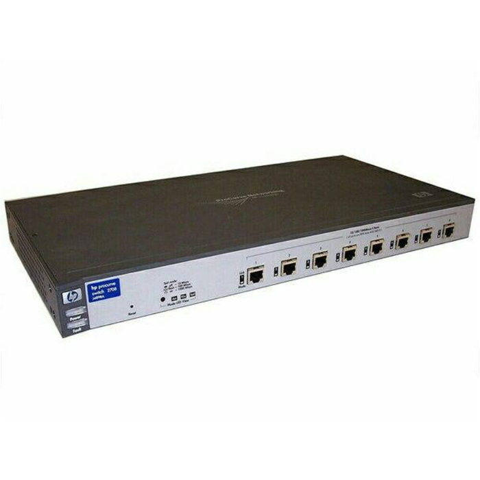 J4898-69101 HPE 2708 8-Port Layer 2 Switch 10/100 Mbps Managed