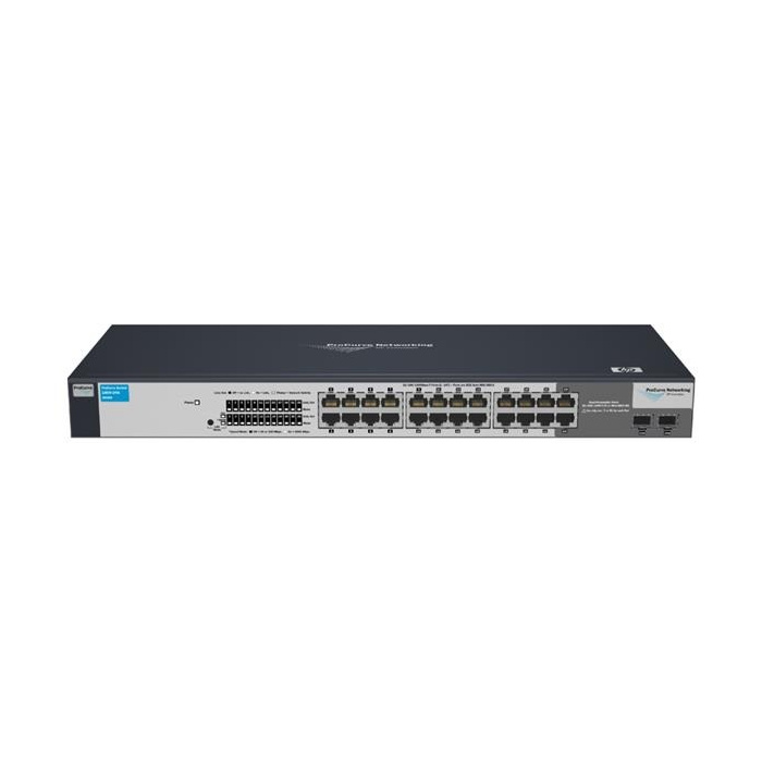 J9078-61001 HP Procurve 1400-24G 24-Port Gigabit RJ-45 Switch with 2 SFP Slots Unmanaged