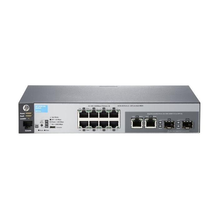 J9777-60001 HP 2530-8G 8-Port Gigabit Layer 2 Managed Rack-Mount Switch