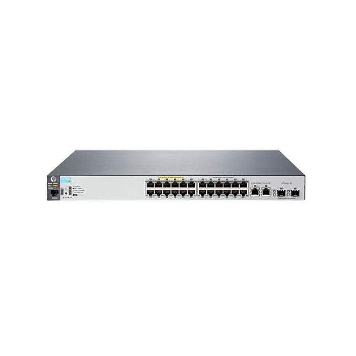 J9779-60001 HPE 2530-24-PoE+ 24-Port + 2 SFP Layer 2 Managed Switch