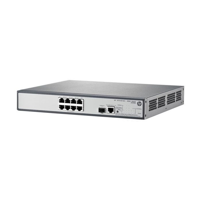 JG349-61001 HP ProCurve 1910-8G-PoE+ 8-Port Gigabit PoE+ Layer 3 Switch