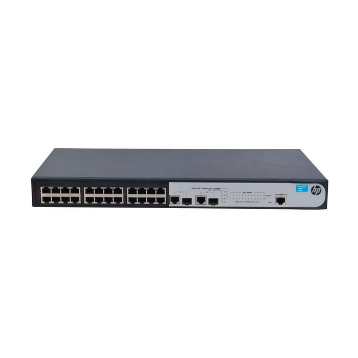 JG538-61101 HP ProCurve 1910-24 24-Port 10/100 + 2 1G + 2 SFP Layer 3 Switch