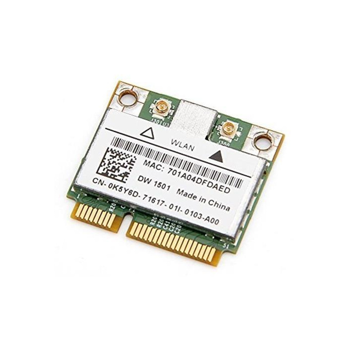 K5Y6D Dell Draft-N 802.11a/b/g/n Mini PCIe WLAN Card