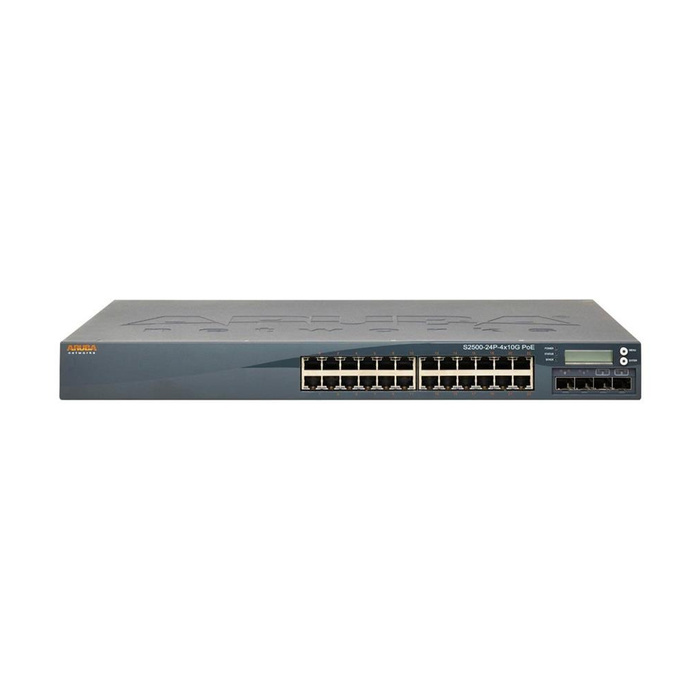 S2500-24P Aruba 24-Port PoE Gigabit Switch with 4 SFP+ Uplinks