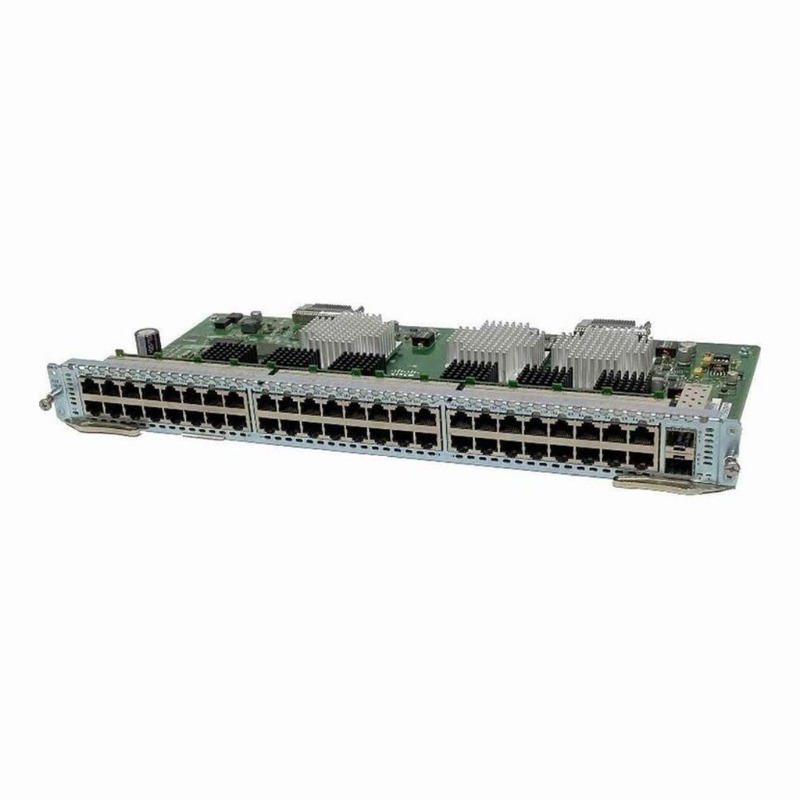 SM-X-ES3D-48-P Cisco 48-Ports RJ-45 10/100/1000Base-T PoE+ Service Module with 2x SFP (mini-GBIC) Ports