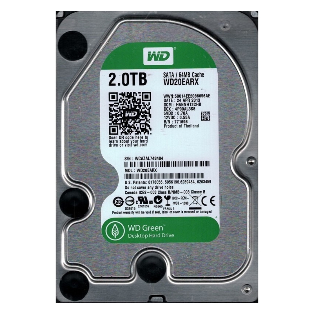WD20EARX-00PASB0 Price - Western Digital Desktop Hard Drives