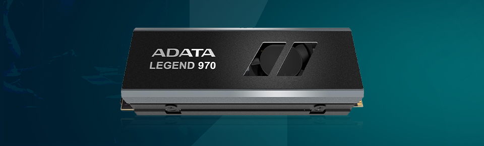 ADATA Legend 970 Pro SSD with heatsink adata legend 970 pro with heatsink
