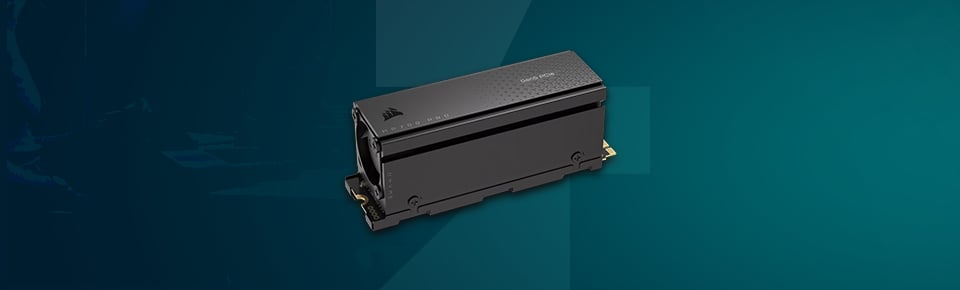 Corsair MP700 Pro SSD with heatsink corsair mp700 pro with heatsink