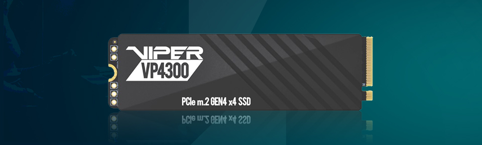Patriot Viper VP4300 SSD patriot viper vp4300 ssd with heatsink