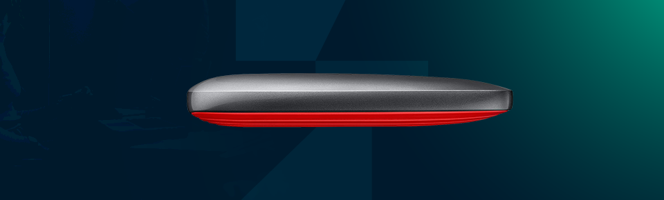 Samsung X5 portable SSD side view samsung x5 side view
