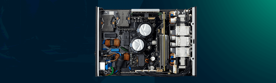 xpg fusion titanium 1600 psu internal view